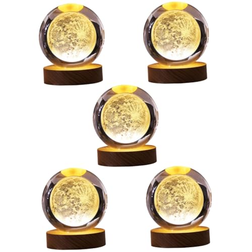 HJZZQH 5pcs Projection Lights for Bedroom Led Decor Bedroom Projector Light Space Projector Light Home Theater Star Night Dimmable Bedside Table Child Crystal