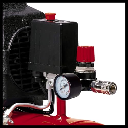 Einhell 24L Oil Lubricated Air Compressor - 8 Bar, 116 PSI, 240V, 1500W Long Life Motor, Pressure Reducer, Safety Valve - TC-AC 190/24/8 Air Compressed Air Pump For Workshops, 3 Year Warranty 5 Einhell 24L Oil Lubricated Air Compressor - 8 Bar, 116 PSI, 240V, 1500W Long Life Motor, Pressure Reducer, Safety Valve - TC-AC 190/24/8 Air Compressed Air Pump For Workshops, 3 Year Warranty - Image 5