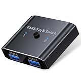 Plug - and - play, compatible avec un large éventail de fonctionnalités: ce commutateur usb 3.0 2 in 1 est conçu dans un design plug - and - play ultra facile et compatible avec les systèmes Windows, mac os et Linux – Le commutateur lui - même ne nécessite pas d’installation de pilotes. L'indicateur intégré affiche clairement l'état de la connexion (c'est - à - dire quel PC est connecté au périphérique)