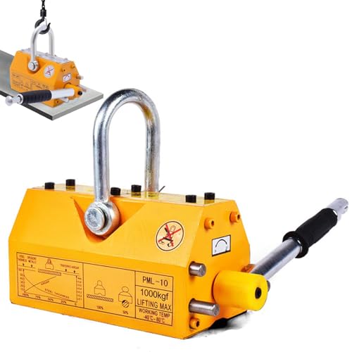Outil de levage magnétique robuste 200kg, aimant permanent haute sécurité pour plaque d'acier