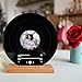 Personalized Vinyl Record with Photo - Custom Acrylic Song Plaque - Unique Gifts for Anniversary, Wedding, Birthday, Valentine’s Day - Decorative Music Home Decor for Couples - Black