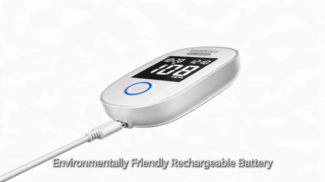 Image of VivaGuard VGM04 Bluetooth Glucose Monitor Kit, 100 Strips & 100 Lancets | Free App, Rechargeable Battery, Backlit Display for Senior, No Coding, Portable, Carrying Case, FDA-Cleared FSA&HSA Eligible