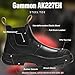 ROCKROOSTER Gammon Slip On Work Boots for Men, 6