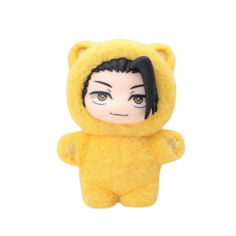 Zhongkaihua JJK Geto Suguru Soft Figure Anime Merch 14CM Mini Pillow Anime Cotton Soft Stuffed Figure Bag Charm Pendant Keychain