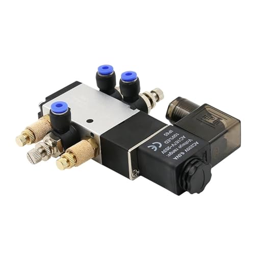 Électrovanne pneumatique 4V210-08 robuste corps en alliage de haute précision