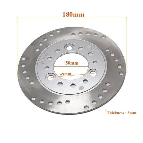 Disque de frein 180 mm pour éliminer les vibrations sur Monkey Z50