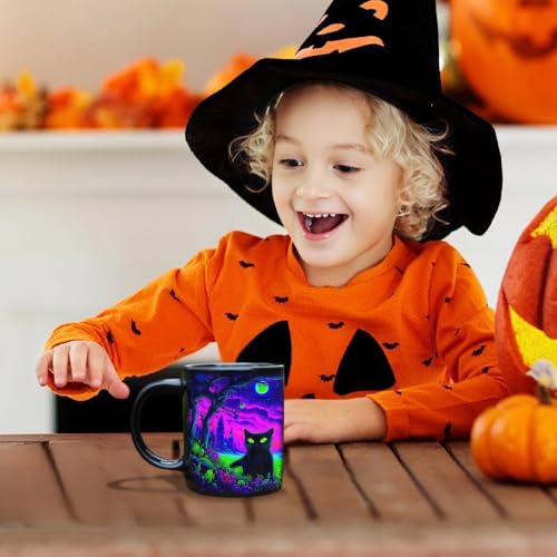 Taza de café para el escritorio de oficina con diseño de Halloween 3