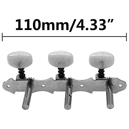 Yootones Classical Guitar String Tuning Peg Tuners Machine Heads Tuning Keys Pegs 3L3R 1:14 Compatible With Classical Guitar #TOP5