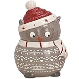 Bezaubernde und absolut trendige Keksdose aus Keramik. Für jeden Eulenliebhaber bzw. Eulensammler ein absolutes Muss und das nicht nur zur Weihnachtszeit!