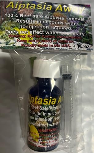 Aiptasia Away Majano EIiminator Aquarium ReefSAFE Coral Fish Food (1 Oz Bottle)