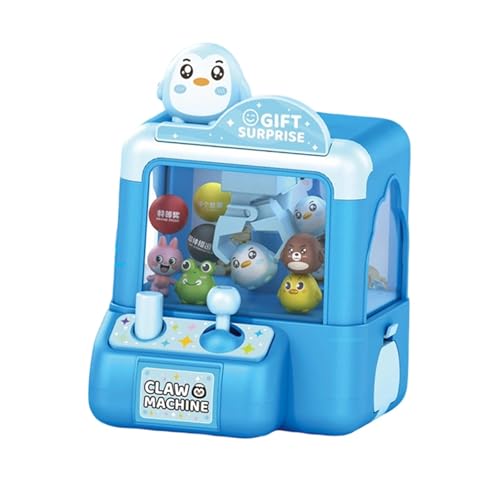 Jiuvaso Machine à pince pour enfants, distributeur de prix électronique pour filles et garçons, jeu d'arcade de pince à bonbons, Manchot