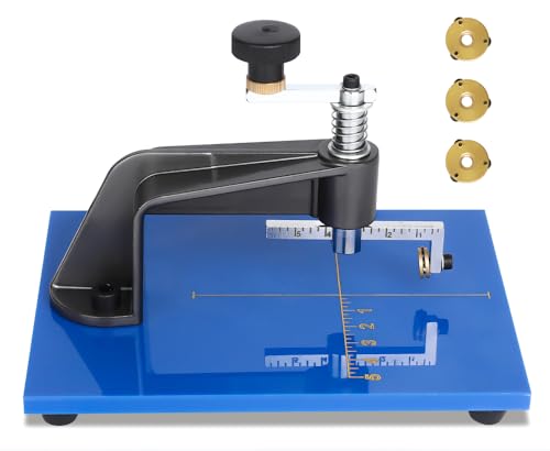 Helivivfy Glass Circular Cutting Tool 3 Carbide Cutting Wheels 0.39-3.93 Lens Circular Cutting Tool for Stained Glass Mosaics DIY Projects