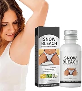 APEXFWDT Snow Bleach Cream for Private Part Underarm Whitening, Dark Spot Corrector Cream, Face and Body Skin Lightening Bleaching Cream for Intimate Areas Brightening (1PCS)