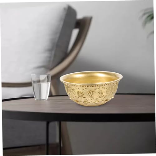 Cuenco del de oro para decoración hogareña y mesas de salón 8