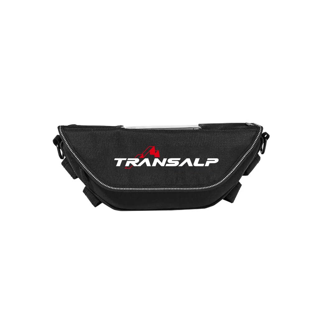 Generico Borsa da manubrio per Transalp XL 600 V XL700V TRANSALP XL 700 600 V Borsa da viaggio per navigatore per volante per moto Borsa per telefono impermeabile e antipolver