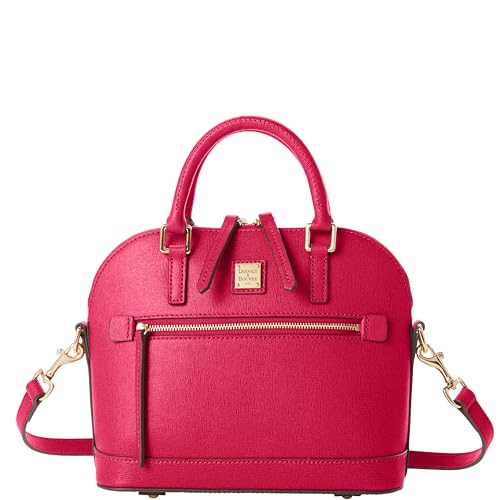 Dooney & Bourke Saffiano Small Domed Zip Satchel