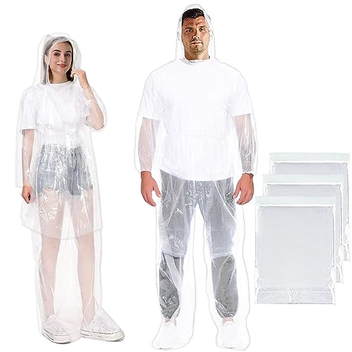 Gerhannery 2 Stück Regenponcho Wiederverwendbarer, Regenponcho mit Gerhannery 2 Stück Regenponcho Wiederverwendbarer, Regenponcho mit