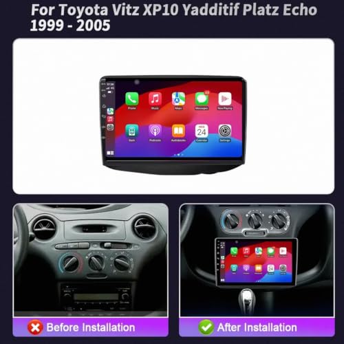 Radio de coche 2 DIN con Android Auto para viajar conectado en tu Toyota Avalon 2