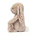 Jellycat Blossom Beige Bunny Petal Stuffed Animal, Medium