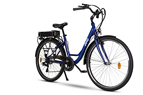 Jeep Unisex – Erwachsene ECR 3005 E-Bike, Blau, 28 inches
