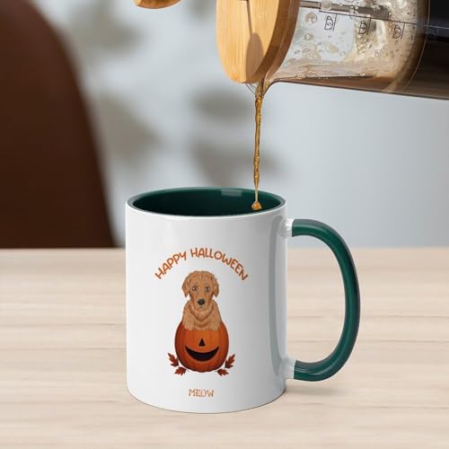 Taza de cerámica Halloween con diseño de fantasma miniatura 7