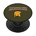 Retro College Blu Arancione Marziani Sport PopSockets PopGrip Intercambiabile
