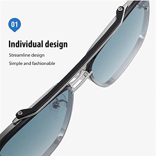 HMRGLMIE-Men Driving Glasses Goggle Summer Style Gradient Sunglasses Vintage Sun Glasses Shades Punk Oculos De Sol2