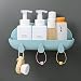 YQ&TL Estante en Forma de Nube,Estante de Ducha,Estantes Flotantes Montados en Pared,Estante de Baño,Estantes de Pared fáciles de Instalar, Paquete de 2 Blue/*2