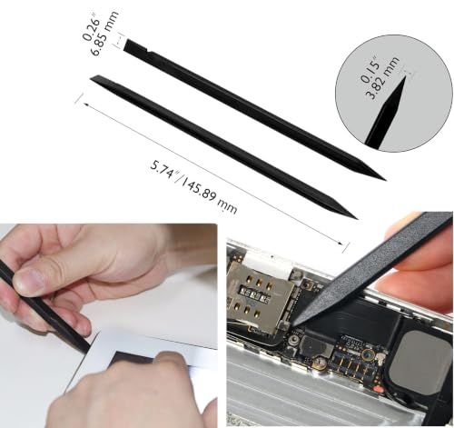 Image of 10-in-1 Mobile Repairing Tool Kit, Mobile Opening Tool Kit with 3 Precision Tweezers, Metal Spudger, Plastic Pry Tool & Opening Picks for Phone, Laptop, Tablet and Electronics Repair