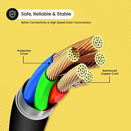 Image of NISHTECH USB C Hub (4-in-1), Type C Multiport Adapter with 1 x USB 3.0 & 3 x USB 2.0 Ports, up to 5 Gbps High Speed Data Transfer for Laptop, MacBook, PC (Multicolor)