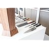 360 Knife Block - (Walnut) ROTATING Magnetic knife block - SeriousEats/ATK/Cooksillustrated BEST Universal Knife Block - handmade in Washington