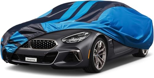 Image of Kaugung Car Cover Waterproof Custom Fit BMW Z4 (1996-2025), Full Exterior Cover for Automobiles Lightweight Resistant Outdoor Sun UV Rain Dust Snow Wind Protection.