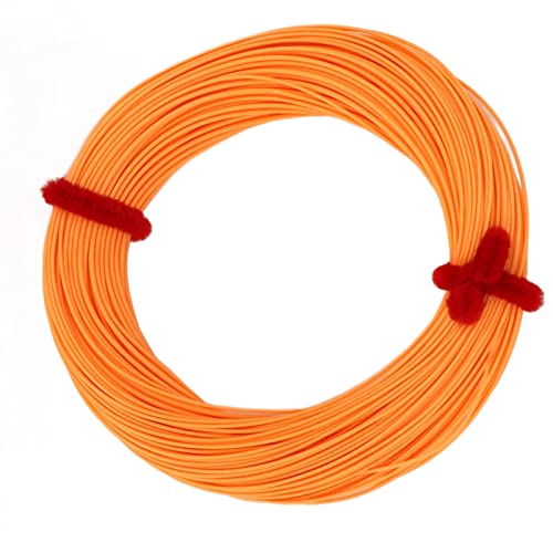 Yuecoom Floating Fly Line, 30m Weight Forward Floating Fly Line(Orange)