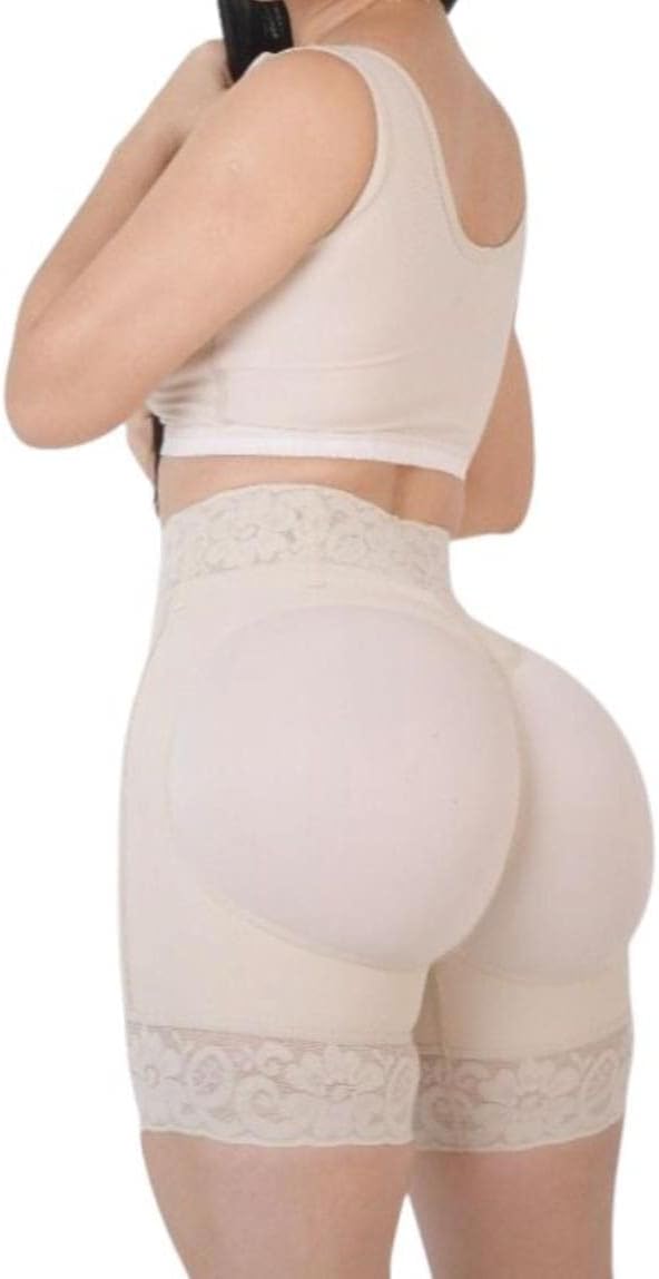 SHORTS COLOMBIANOS MOLDEADORES DE CINTURA ALTA ,PARA CONTROL DEL ABDOMEN Y REALCE DE GLUTEOS