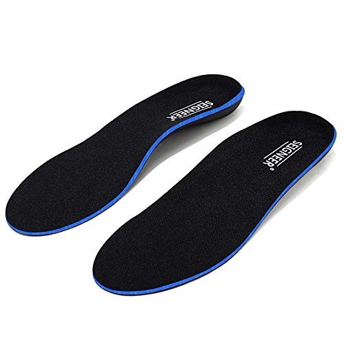 SEIGNEER Plantillas Fascitis Plantar, Inserto para pies planos, Plantillas ortopédicas, para Ayudar A Reducir el Dolor en el Talón Rodilla/Dolor de Espalda y Tendinitis de Aquiles