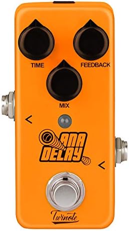Twinote TDL-1 Guitar Pedal Digital Delay Effect Pedal With 800ms Delay Time Effect for Electric Guitar, Exclude Power Adapter