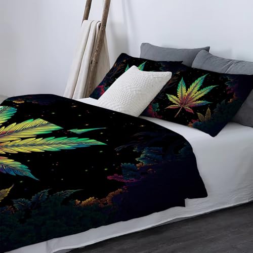 Housse de couette microfibre douce lavable pour un lit design facile à entretenir - 6
