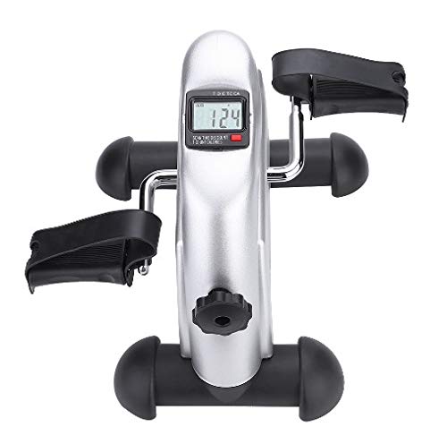 Mini Bike Heimtrainer Pedaltrainer Fitnessbikes Armtrainer und Beintrainer Pedaltrainer für Muskelaufbau Ausdauertraining Tragbare Heimtrainer