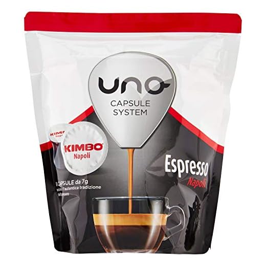 Kimbo Capsule Uno system Espresso Napoli, 1 x 6 Confezioni da 16 Capsule, Totale 96 capsule