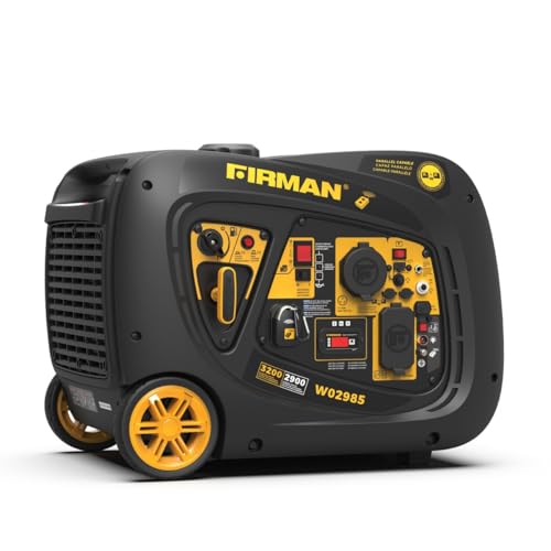 FIRMAN W02985 Inverter Portable Generator 3200W Remote Start, RV Ready