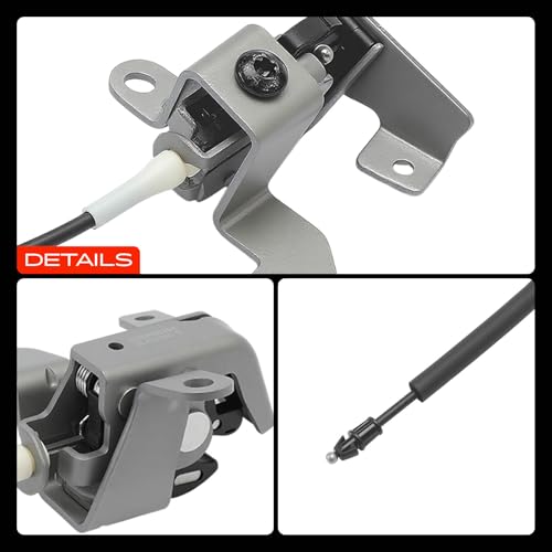 A-Premium Door Lock Latch with Cable Compatible with Ford Vehicles - F-250/F-350 Super Duty 2017-2022 - Rear Right Upper, Replace# HC3Z28264A00A, HC3Z28264A00B by A-Premium - Image 9
