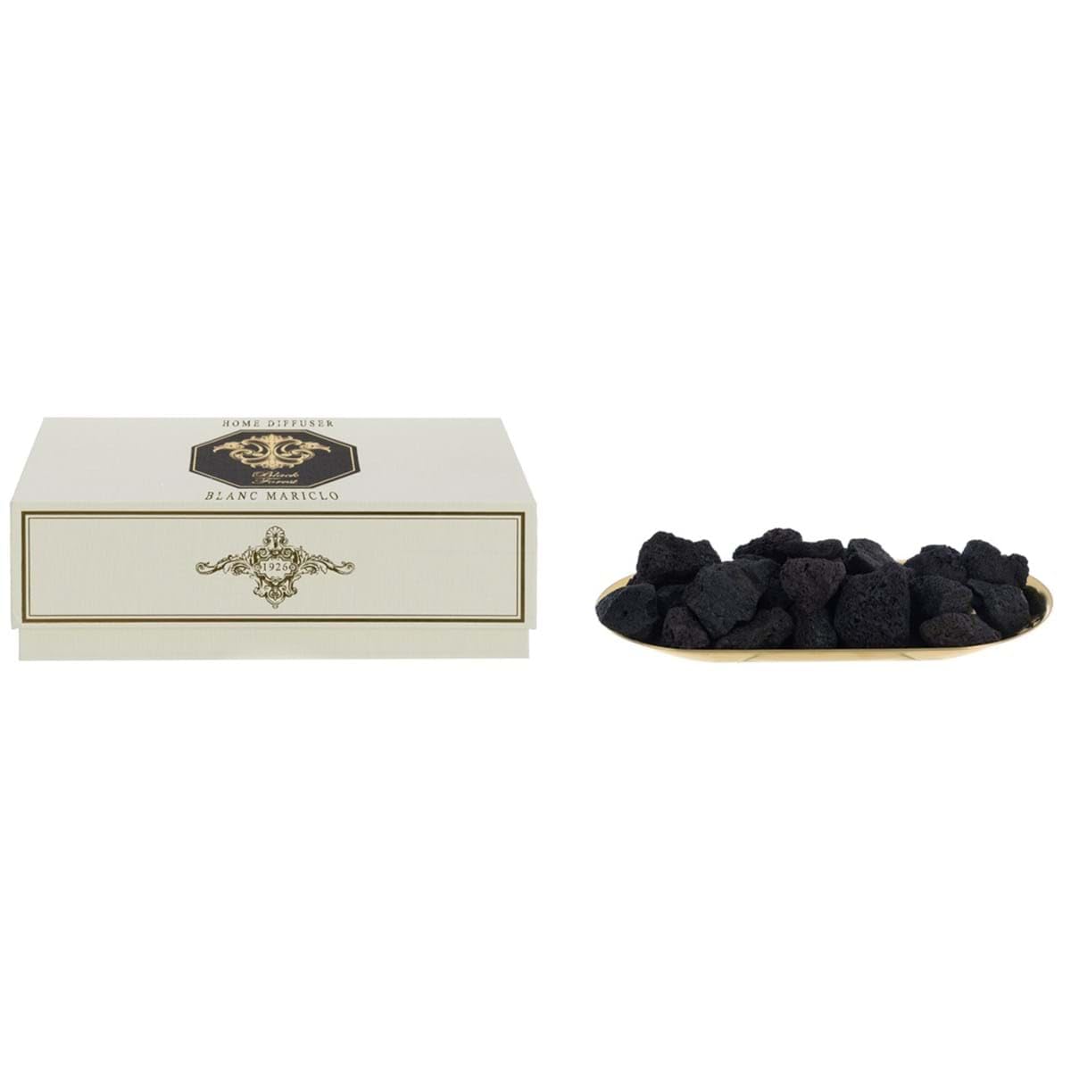 Cristaux parfumés Black Forest Oil Blanc Mariclò pour une ambiance cocooning au salon