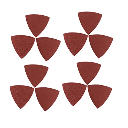 Lijas triangulares autoadhesivas ULTECHNOVO de 100 piezas para madera y lijadoras