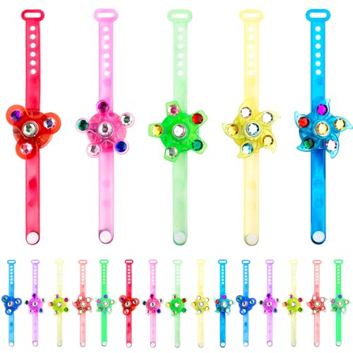 WDKXCN Pulseras Luminosas Fluorescentes, 20 Piezas Pulseras Fluorescentes...