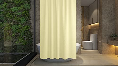 ProBytes Shower Curtain, Made of PEVA, Water Repellent, Mildew Resistant, 180x180cm, 71x71inch, Rail Hooks,Feather Light