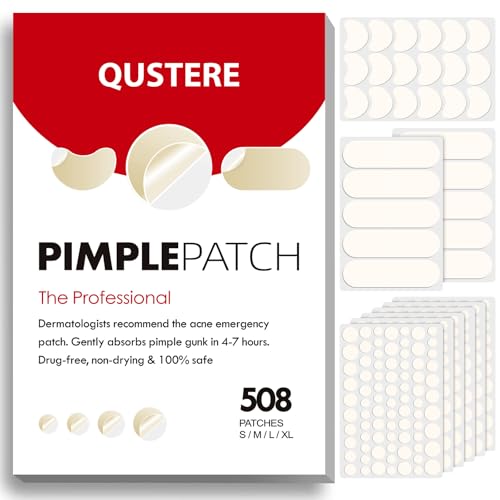 508-Count Hydrocolloid Patches with Tea Tree, Salicylic Acid & Cica Oil