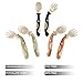 PandaEar Baby Bendable Spoons and Forks set 6 Pack| Training Learning Self-Feeding Baby Spoons First Stage for Kids Toddlers Children and Infants| BPA Free| Easy Grip Fork Tableware