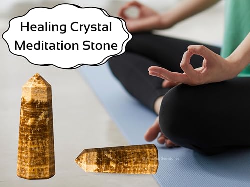 Image of Amazing Gemstone Aragonite Crystal Towers ~ Natural Healing Crystal Point Obelisk for Reiki Healing and Crystal Grid (3 inch to 4 inch INCH)