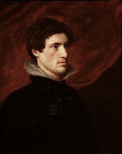Portrait Charles Lamb toile 50 x 70 cm cadeau ideal pour enseignant et passionne de lecture