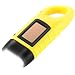 [2-Pack] Simpeak Hand Crank Flashlight, Solar Powered Rechargeable Survival LED Flashlight for Outdoor Sports, Yellow